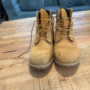 Timberland Tan Leather Women's Boots